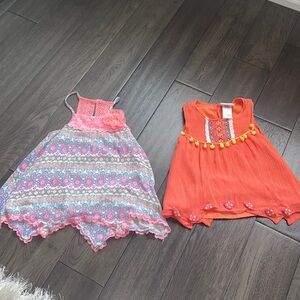 Little lass toddler girl dress tank tops